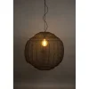 Dutchbone Hanglampen|Meezan 1-lichts Hanglamp Zwart 70cm