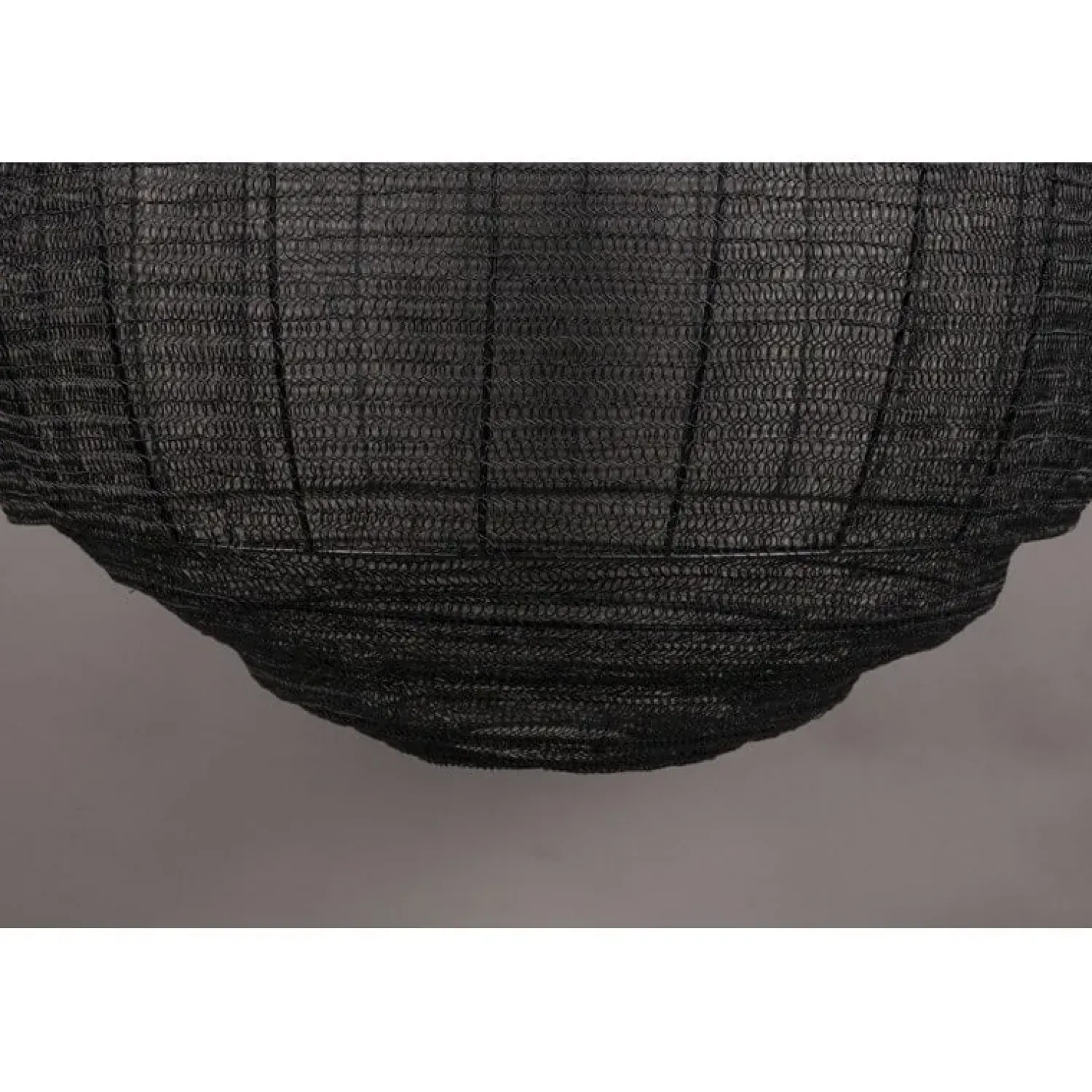 Dutchbone Hanglampen|Meezan 1-lichts Hanglamp Zwart 70cm