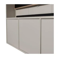 WOOOD Vakkenkasten|Industriele Kasten|Meggy Cinewall grenen dust 160 cm