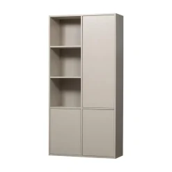 WOOOD Wandkasten|Industriele Kasten|Meggy Wandkast rechts grenen dust 108 cm