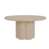 Tower living Eettafels|Melzo Eettafel rond beige 130cm