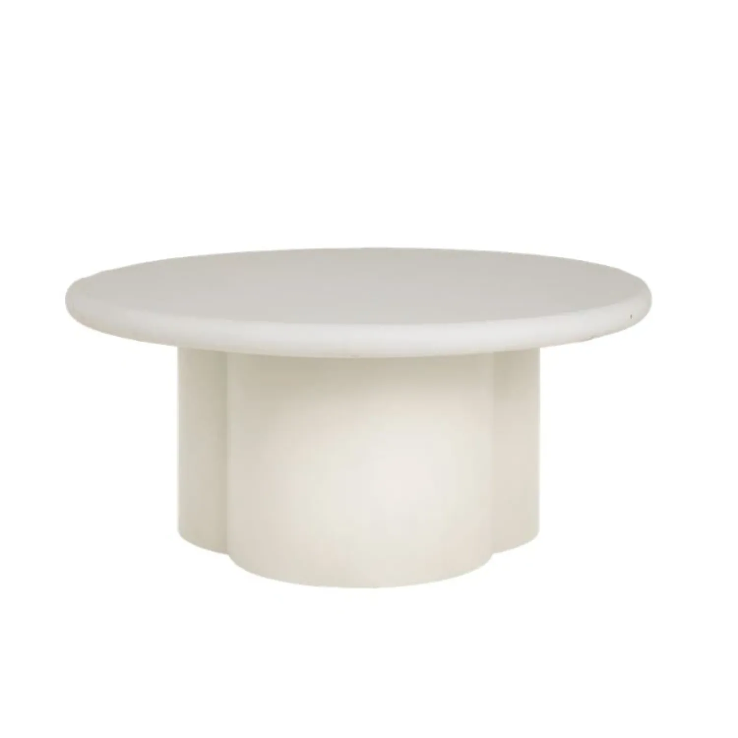 Tower living Salontafels|Melzo Salontafel rond wit 90cm
