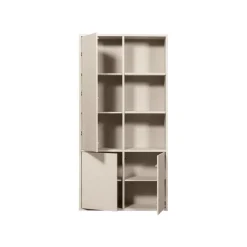 WOOOD Wandkasten|Industriele Kasten|Merel Opbergkast Dennenhout Dust 100cm