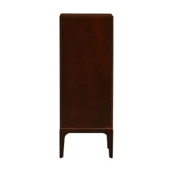 WOOOD Ladenkasten|Industriele Kasten|Merge Ladekast 6 Lades Eucalyptushout Bruin/Rood 44cm