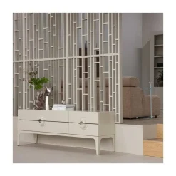 WOOOD Industriele Kasten|Tv Meubels|Merge TV Meubel Eucalyptushout Dust 160cm