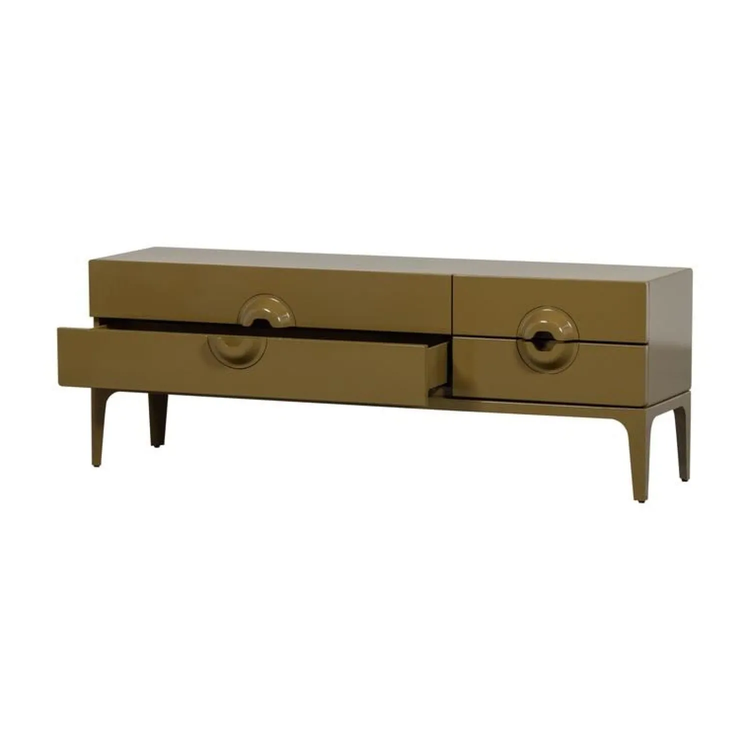 WOOOD Industriele Kasten|Tv Meubels|Merge TV Meubel Eucalyptushout Honinggeel 160cm