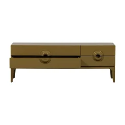 WOOOD Industriele Kasten|Tv Meubels|Merge TV Meubel Eucalyptushout Honinggeel 160cm
