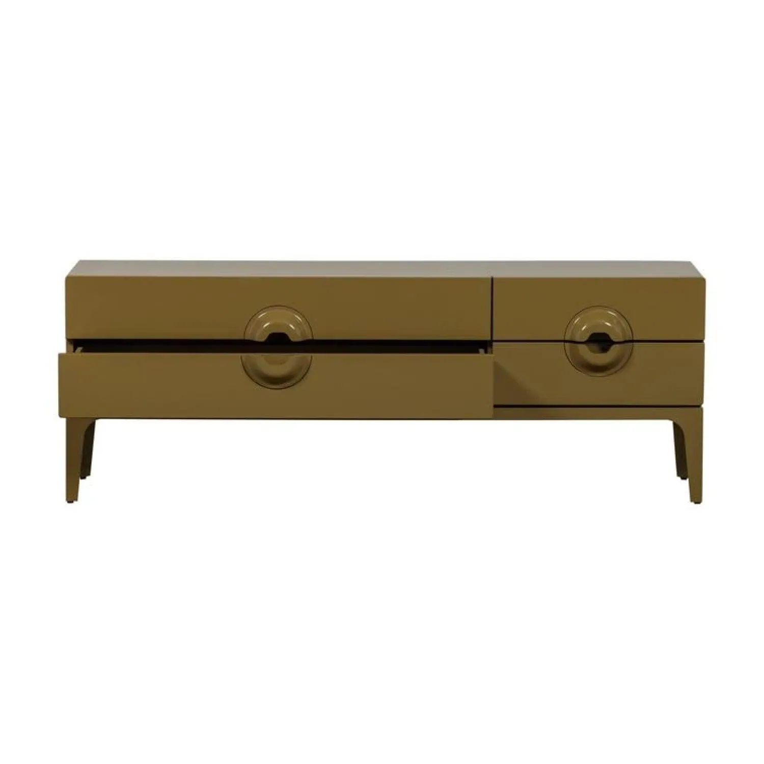 WOOOD Industriele Kasten|Tv Meubels|Merge TV Meubel Eucalyptushout Honinggeel 160cm
