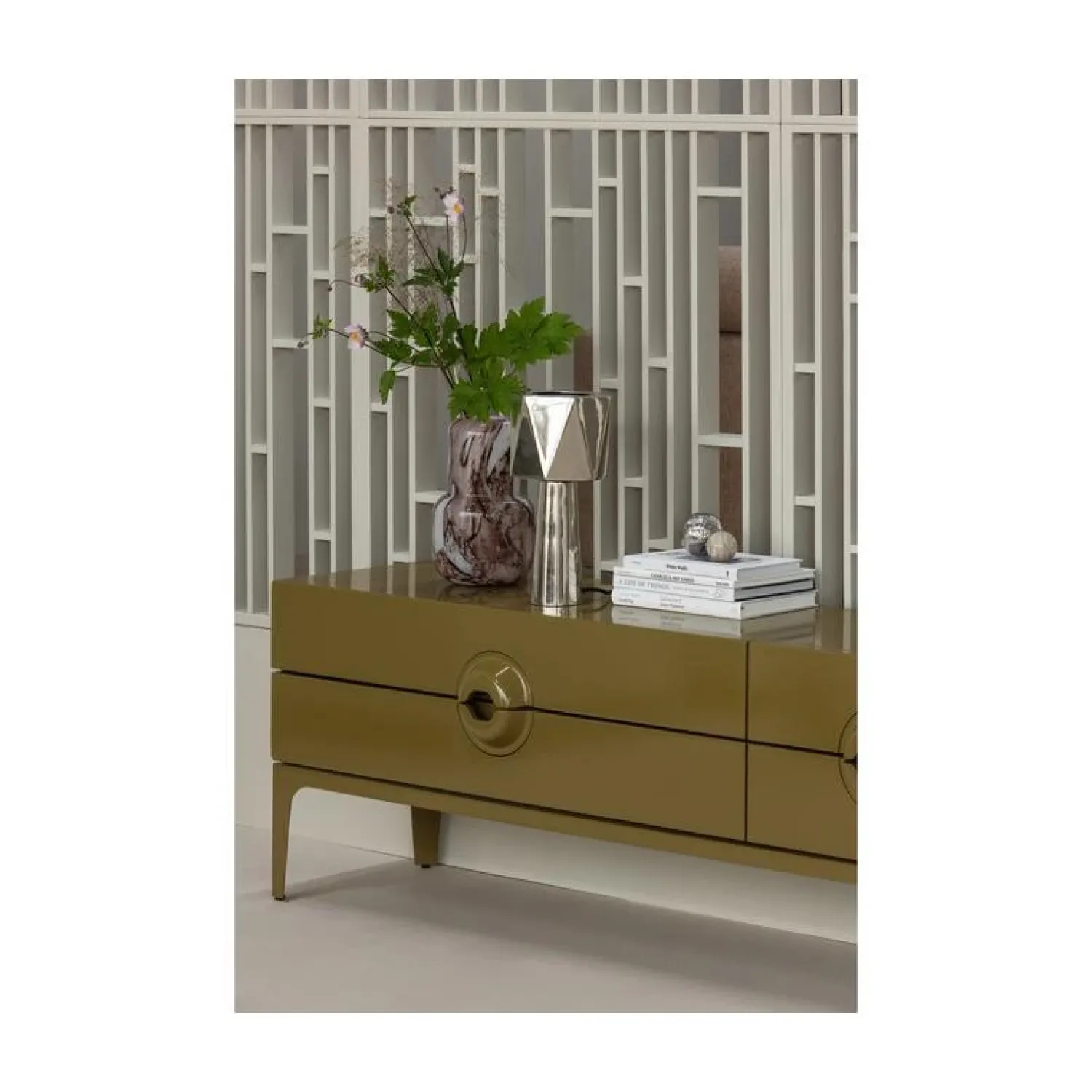 WOOOD Industriele Kasten|Tv Meubels|Merge TV Meubel Eucalyptushout Honinggeel 160cm