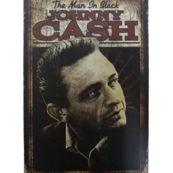 Metal Signs Metalen Borden|metalen bord Jhonny Cash Black