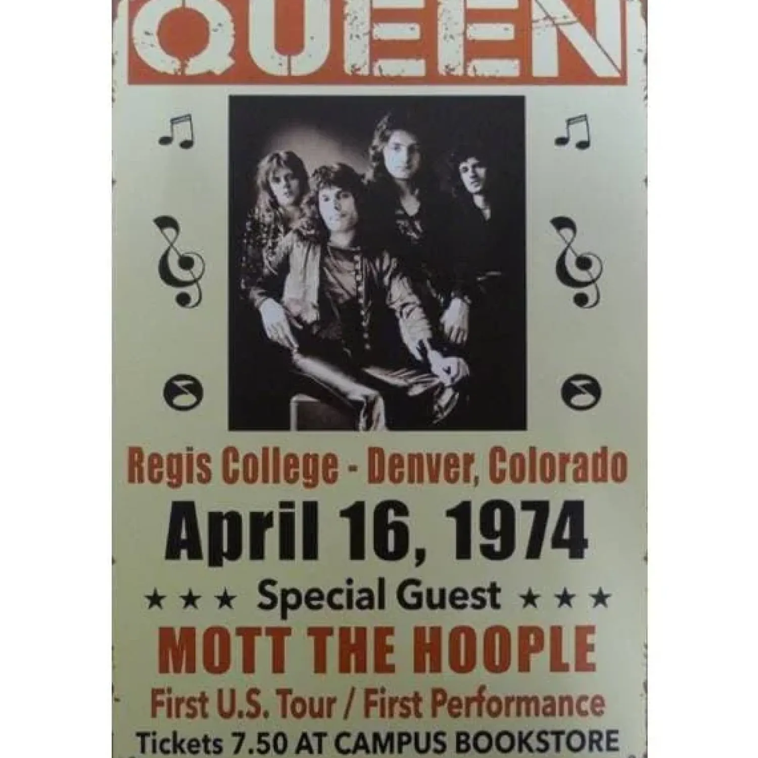 Metal Signs Metalen Borden|metalen bord Queen concert