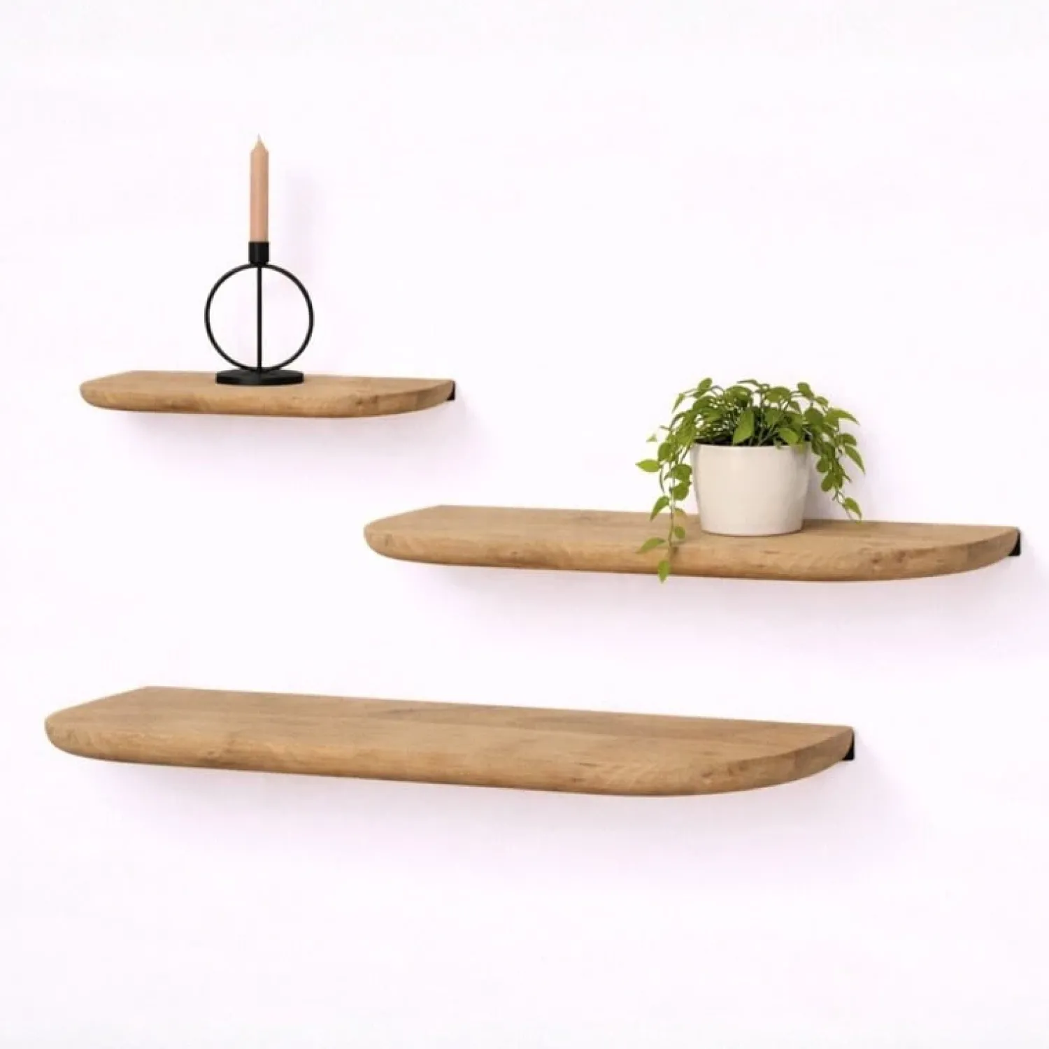 Vane Living Wandplanken|Wandplanken|Mette Wandplank zwevend Naturel 120cm