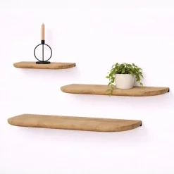 Vane Living Wandplanken|Wandplanken|Mette Wandplank zwevend Naturel 100cm