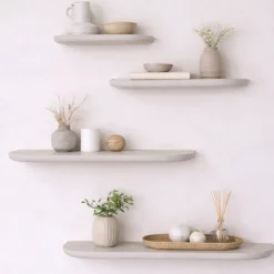 Vane Living Wandplanken|Wandplanken|Mette Wandplank zwevend Zand 40cm