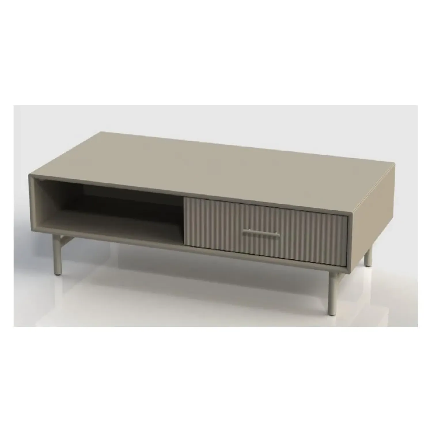 LykkeHome Salontafels|Miami Salontafel Greige 120cm