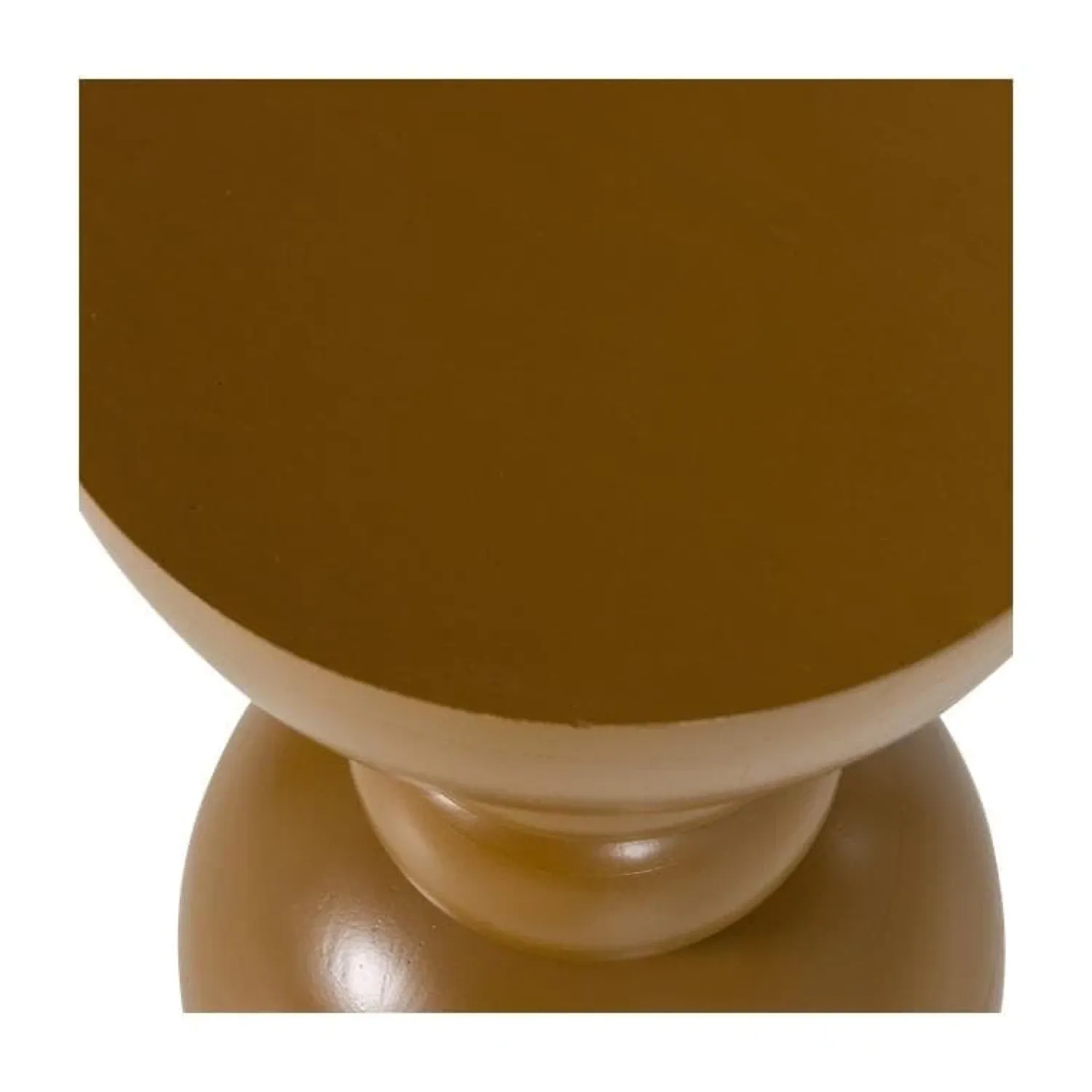 WOOOD Bijzettafels|Miel Bijzettafel rond Honinggeel 35cm