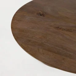 Mysons Bijzettafels|Mike Bijzettafel rond Walnoot 50cm