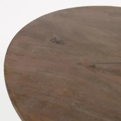 Mysons Bijzettafels|Mike Bijzettafel rond Walnoot 50cm