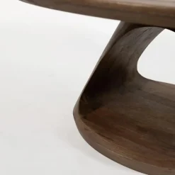 Mysons Salontafels|Mike Salontafel rond Walnoot Medium 70cm