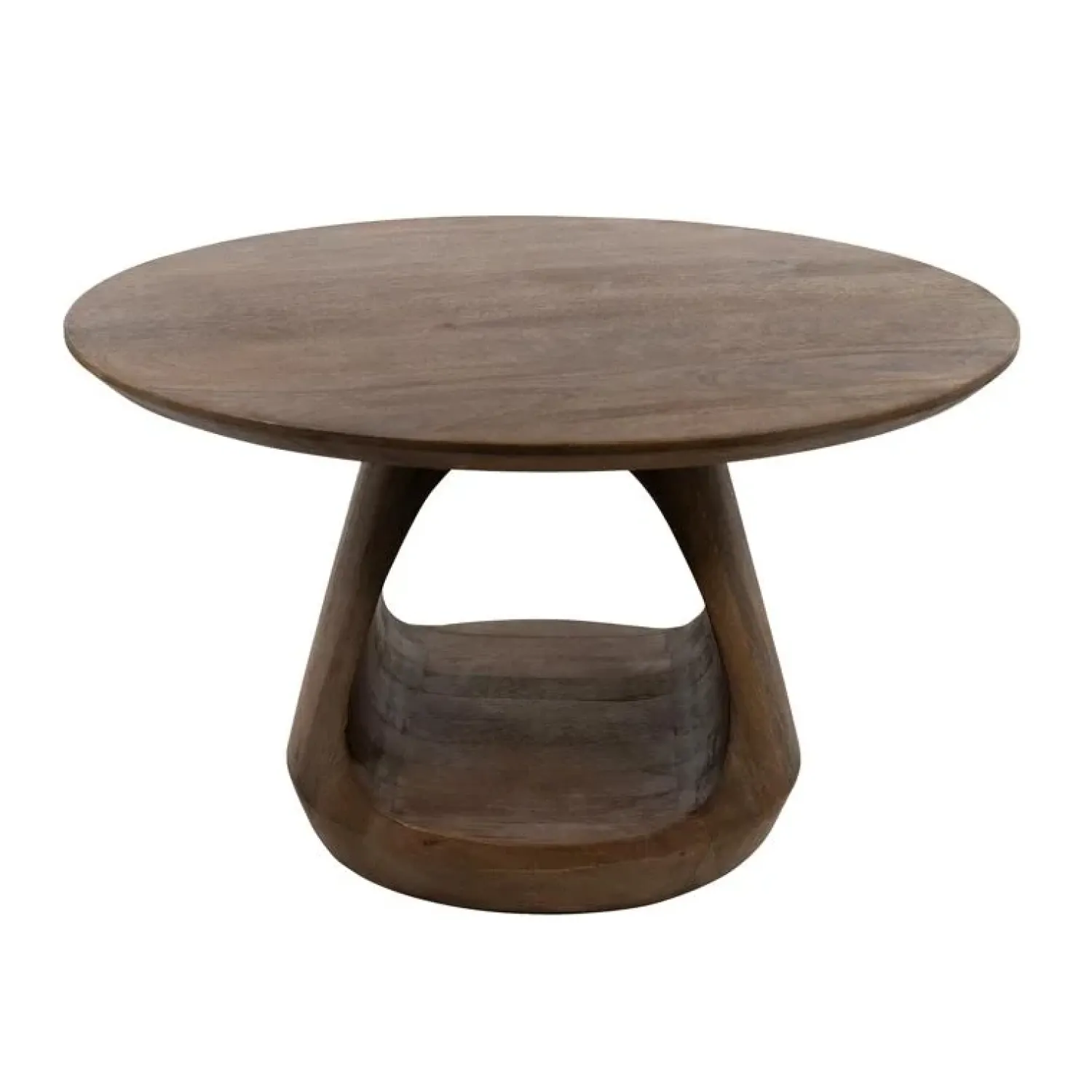 Mysons Salontafels|Mike Salontafel rond Walnoot Medium 70cm