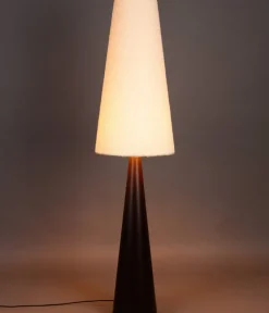 Dutchbone Vloerlampen|Miki 1-lichts Vloerlamp Bouclé 41cm