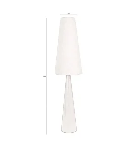 Dutchbone Vloerlampen|Miki 1-lichts Vloerlamp Bouclé 41cm