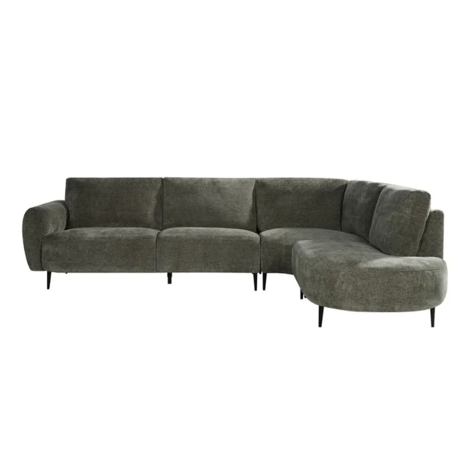 Label51 Hoekbanken|Milano Hoekbank Rechts Hunter 300cm