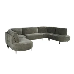 Label51 Hoekbanken|Milano U-Bank Hunter 350cm