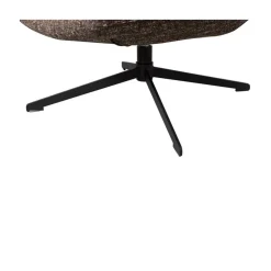 WOOOD Fauteuils|Milaro Draaifauteuil Bruin Melange
