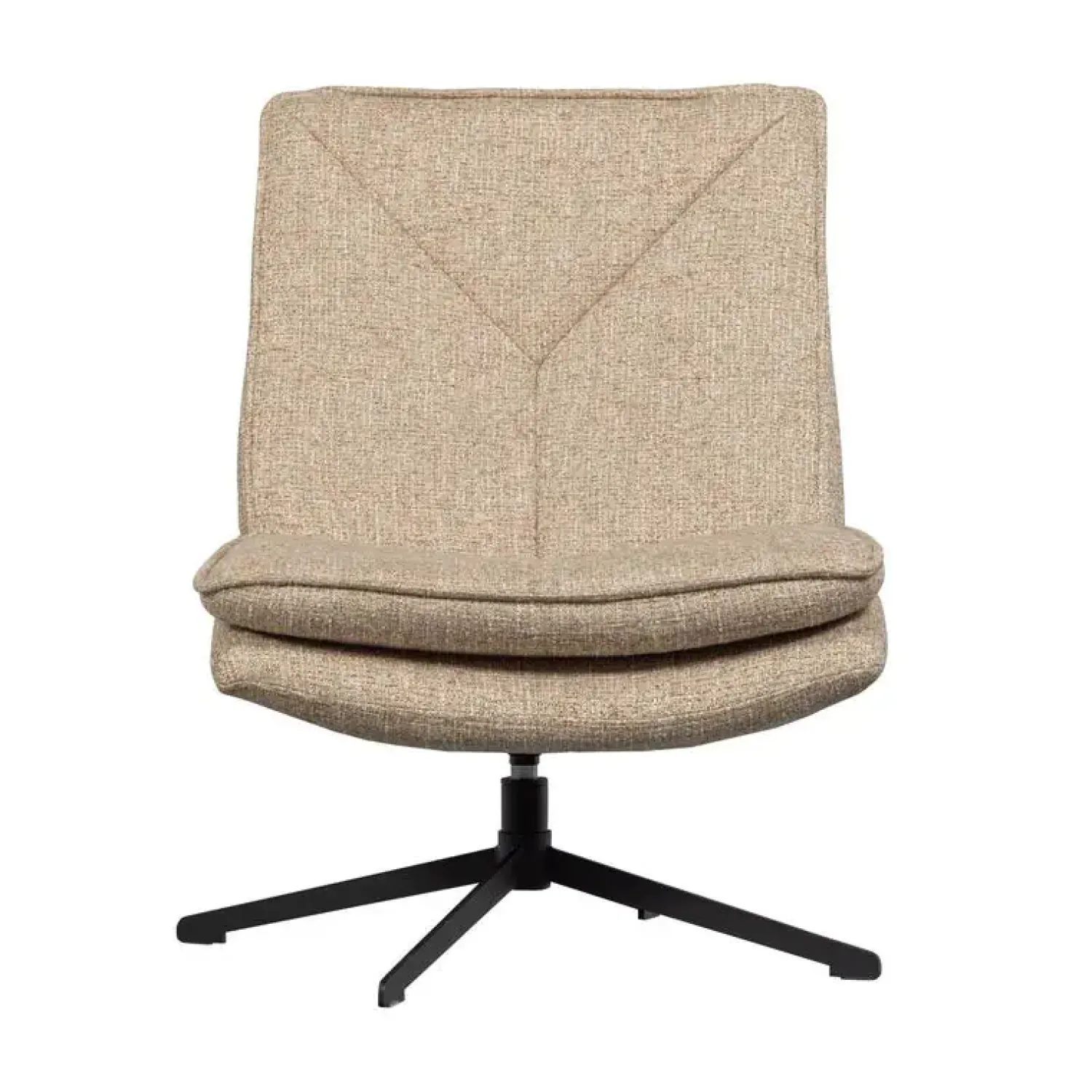 WOOOD Fauteuils|Milaro Draaifauteuil Naturel Melange