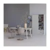 WOOOD Wandkasten|Industriele Kasten|Mila Schuifdeurkast Dennenhout Dust 120cm