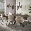Kalfort Eettafels|Miles Eettafel deens ovaal Brons 215cm