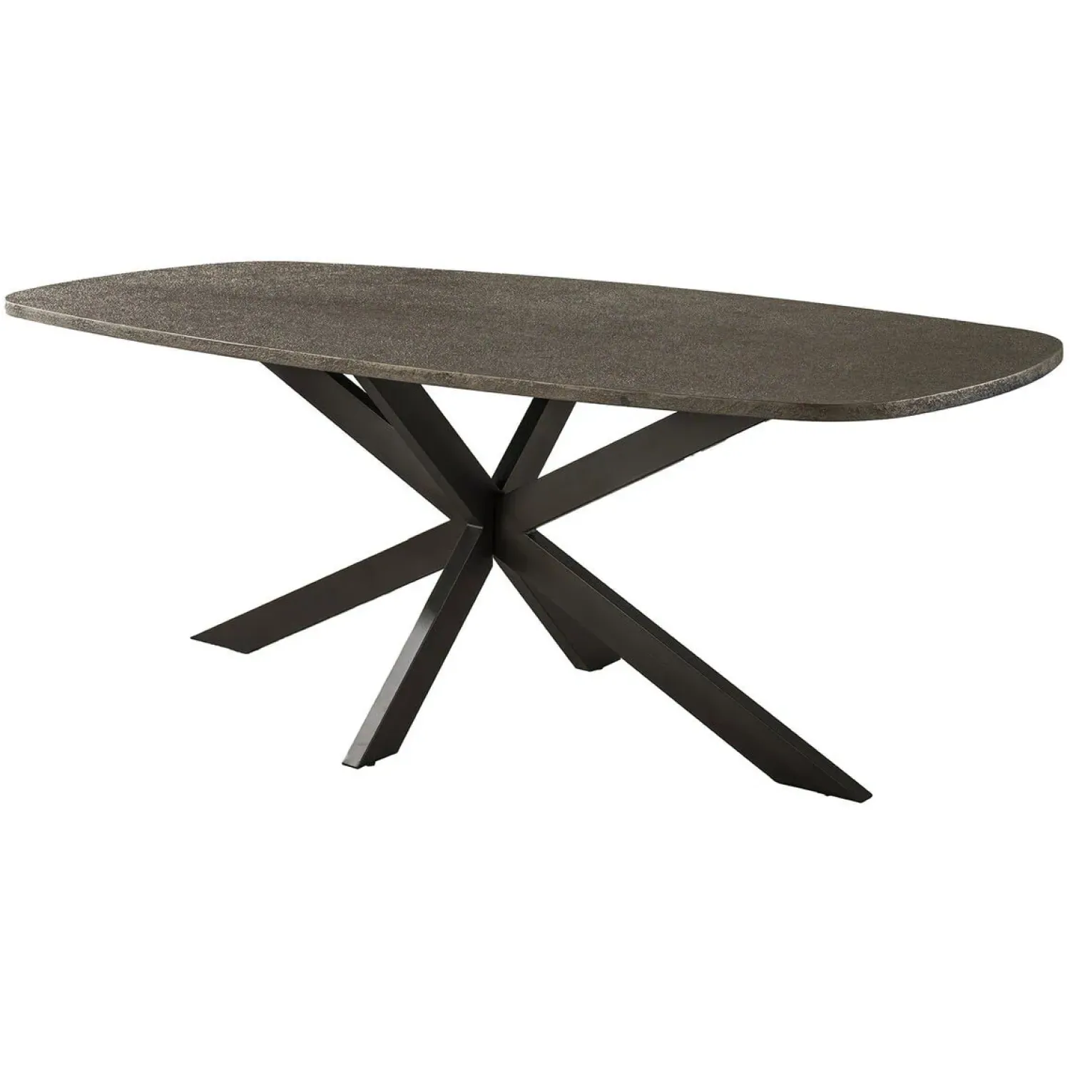 Kalfort Eettafels|Miles Eettafel deens ovaal Brons 215cm