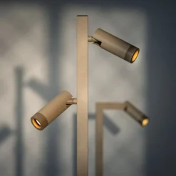Trading Lighting Vloerlampen|Miller 2-lichts Vloerlamp zand