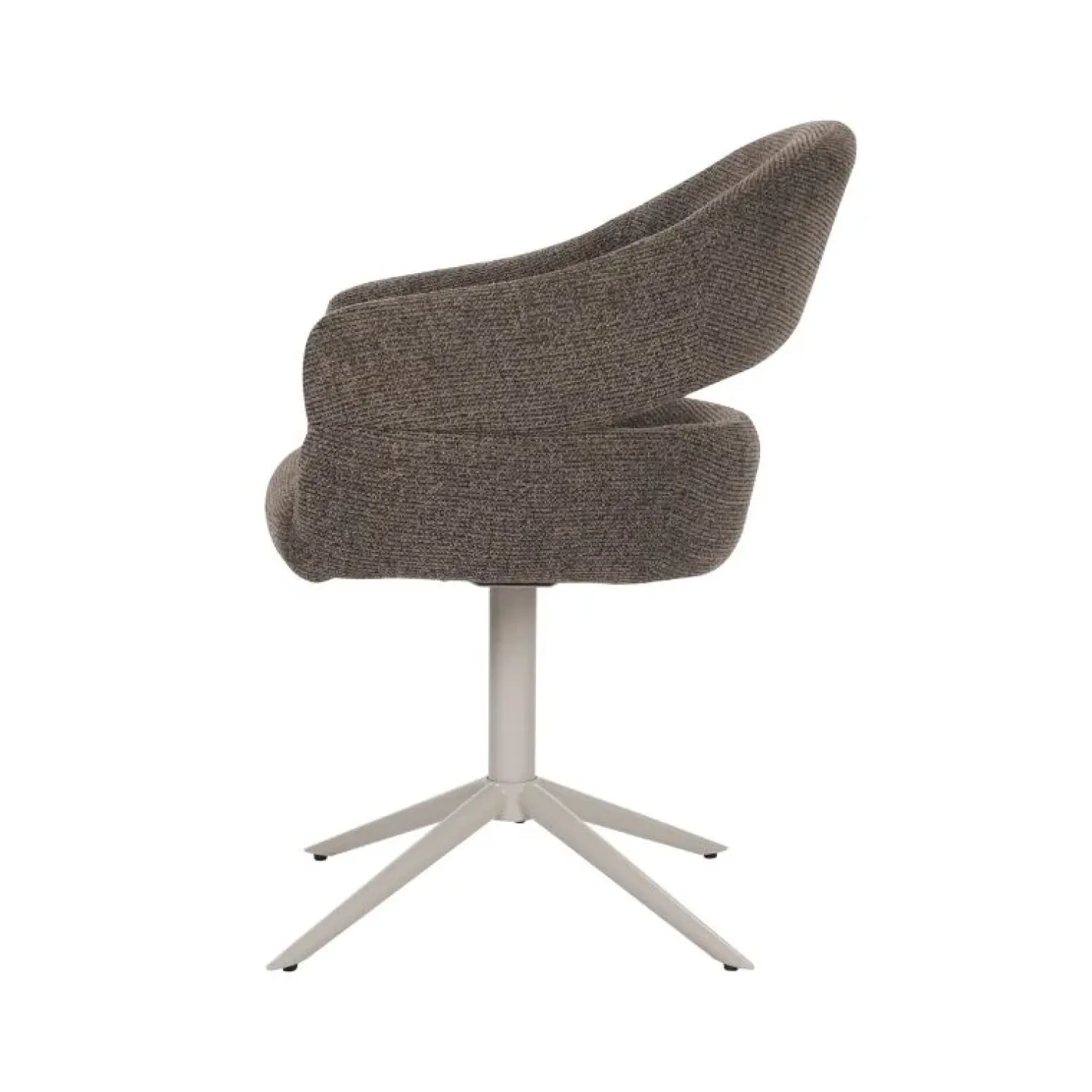 Furndea Eetkamerstoelen|Millie Eetkamerstoel Bruin met zandpoot