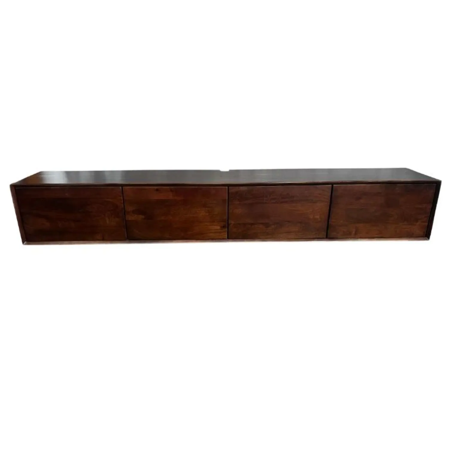 Vane Living Industriele Kasten|Tv Meubels|Milo Zwevend Tv meubel walnoot 200cm