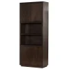 Tower living Wandkasten|Industriele Kasten|Mincio Wandkast bruin eikenfineer 90cm