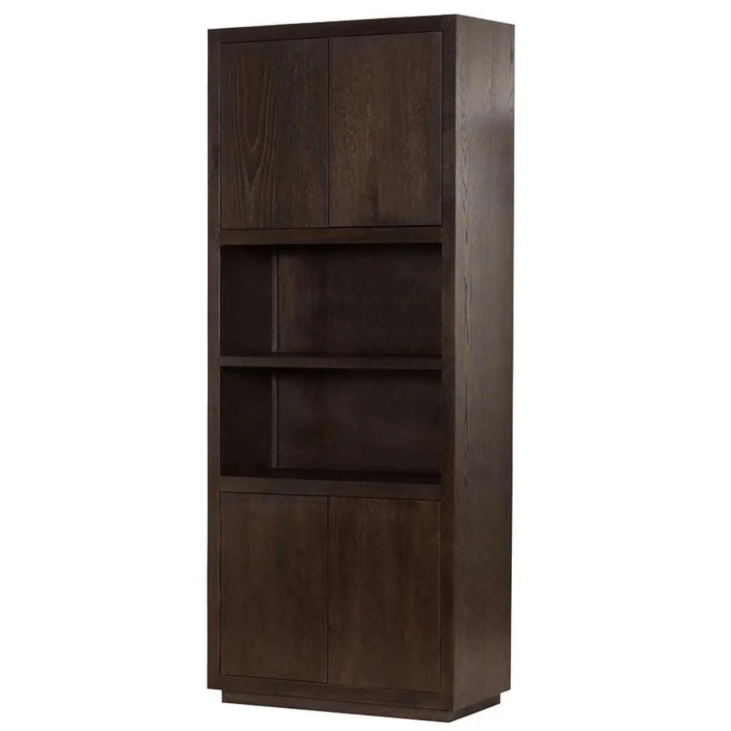 Tower living Wandkasten|Industriele Kasten|Mincio Wandkast bruin eikenfineer 90cm
