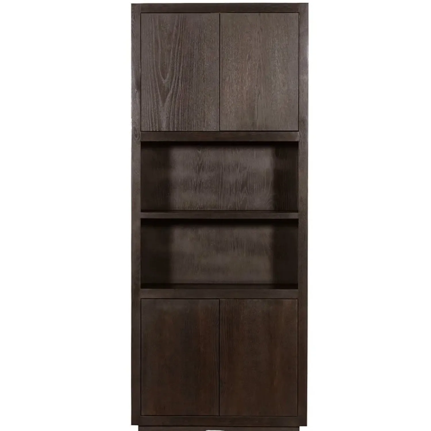 Tower living Wandkasten|Industriele Kasten|Mincio Wandkast bruin eikenfineer 90cm
