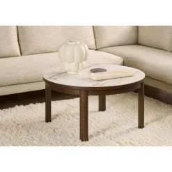 Nordhavn Salontafels|Mirano Salontafel Rond Keramiek 90cm