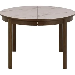 Nordhavn Eettafels|Mirano Uitschuifbare Eettafel Rond Keramiek 120cm