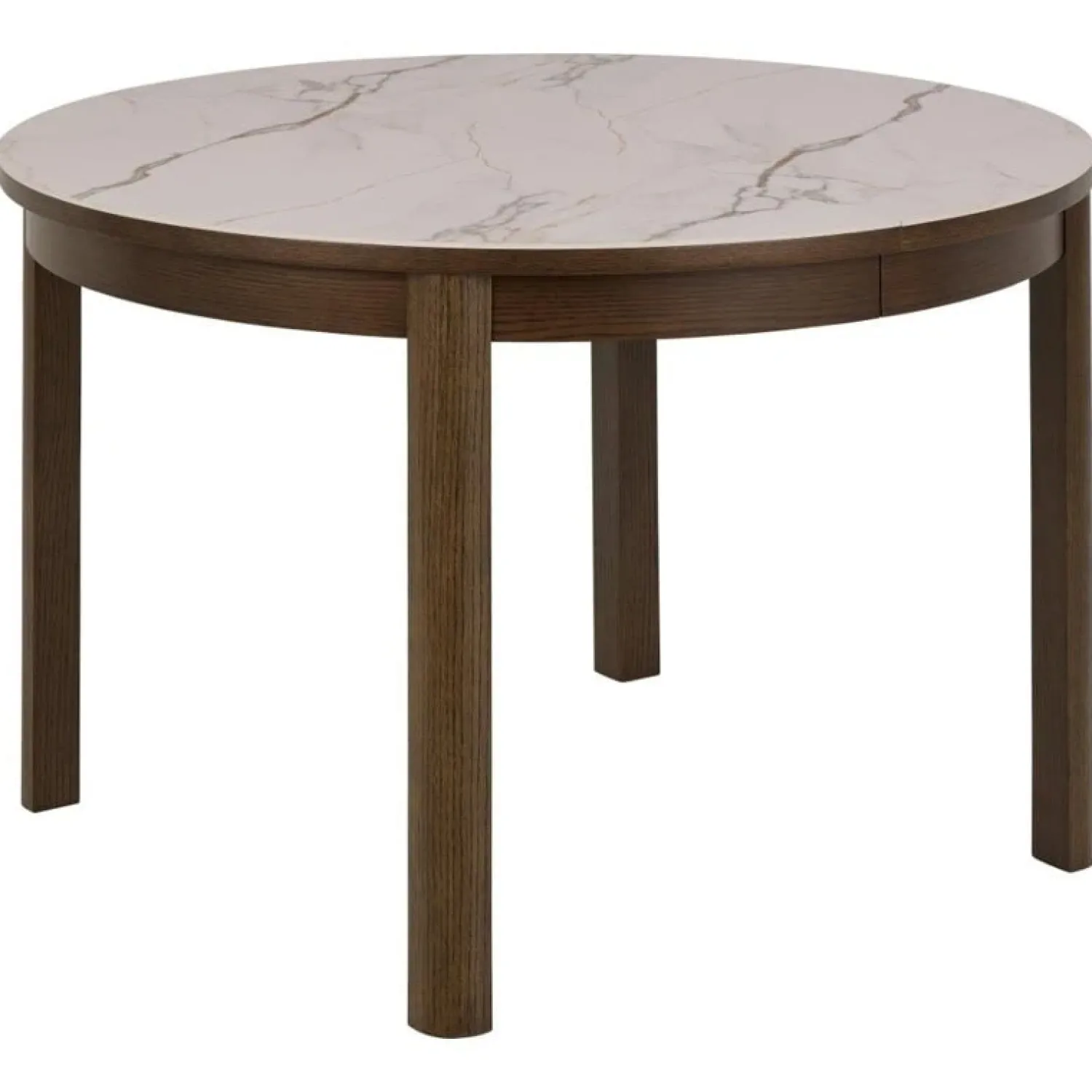 Nordhavn Eettafels|Mirano Uitschuifbare Eettafel Rond Keramiek 120cm