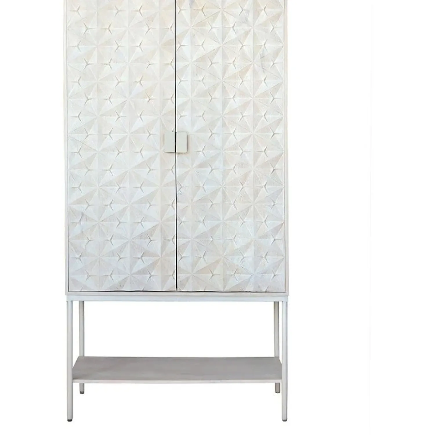 Mysons Wandkasten|Industriele Kasten|Mitchell Wandkast met onderplank Ashblond 100cm