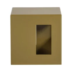 vtwonen Bijzettafels|Modern Bijzettafel Honinggeel 40cm