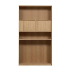 vtwonen Wandkasten|Industriele Kasten|Modulair Bovenkast Eiken Naturel Mat 110cm