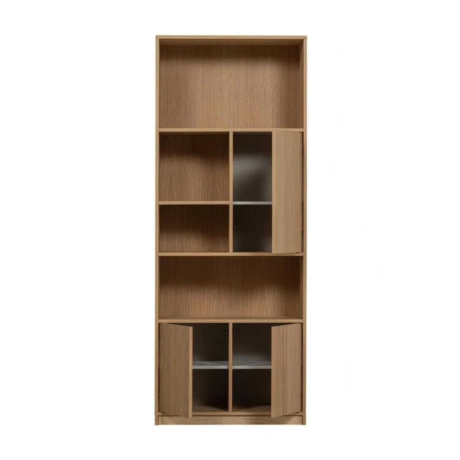 vtwonen Wandkasten|Industriele Kasten|Modulair Bovenkast Eiken Naturel Mat 77cm