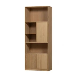 vtwonen Wandkasten|Industriele Kasten|Modulair Bovenkast Eiken Naturel Mat 77cm