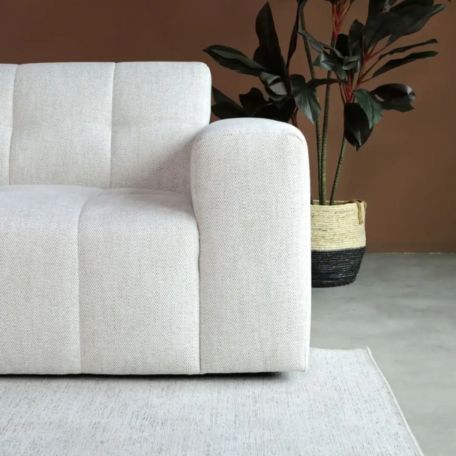 Pepp Hoekbanken|Modulaire Banken|Modulaire Bank Wave Chaise longue links Modesto wit