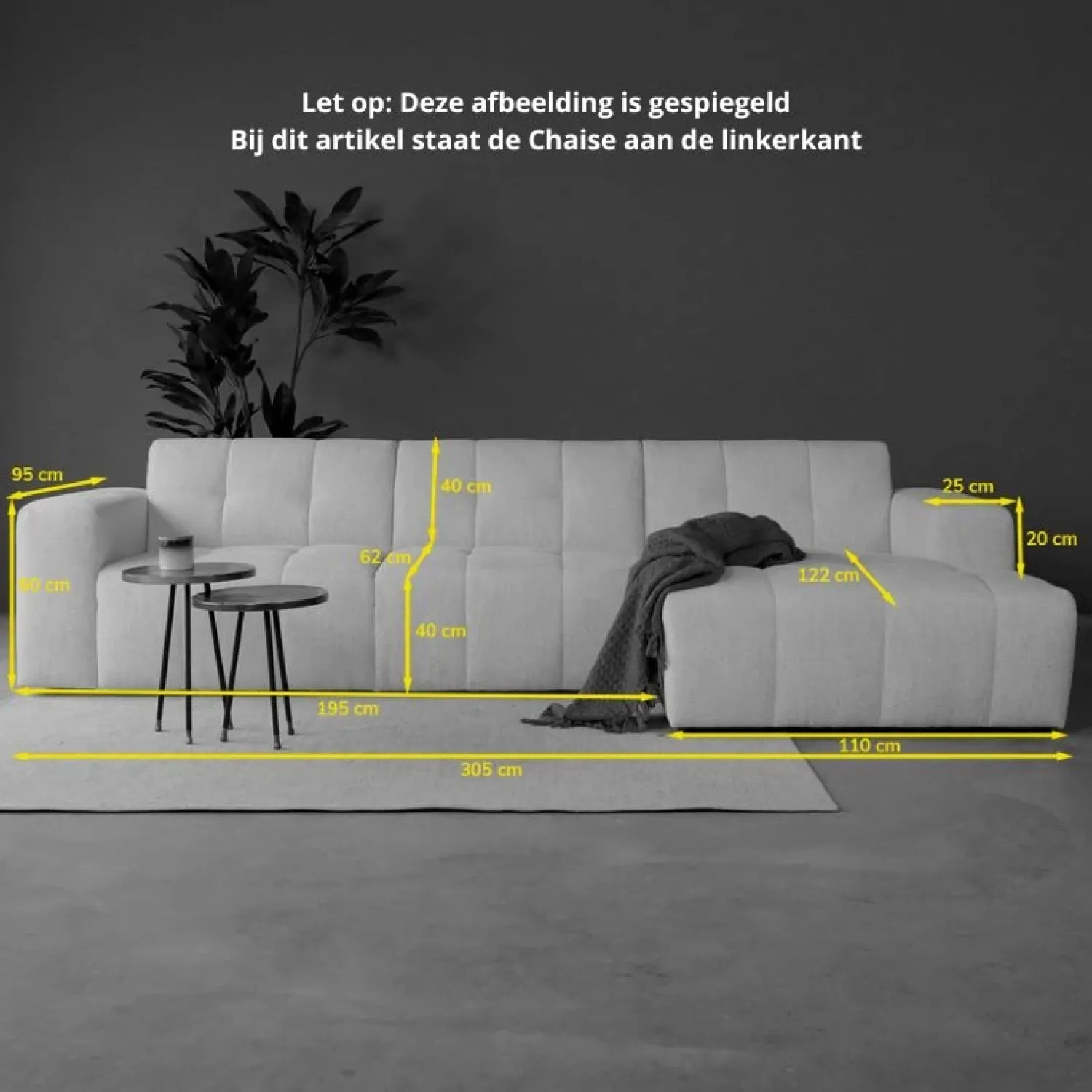 Pepp Hoekbanken|Modulaire Banken|Modulaire Bank Wave Chaise longue links Modesto wit