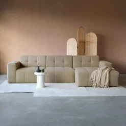 Pepp Hoekbanken|Modulaire Banken|Modulaire Bank Wave Chaise longue rechts Taupe